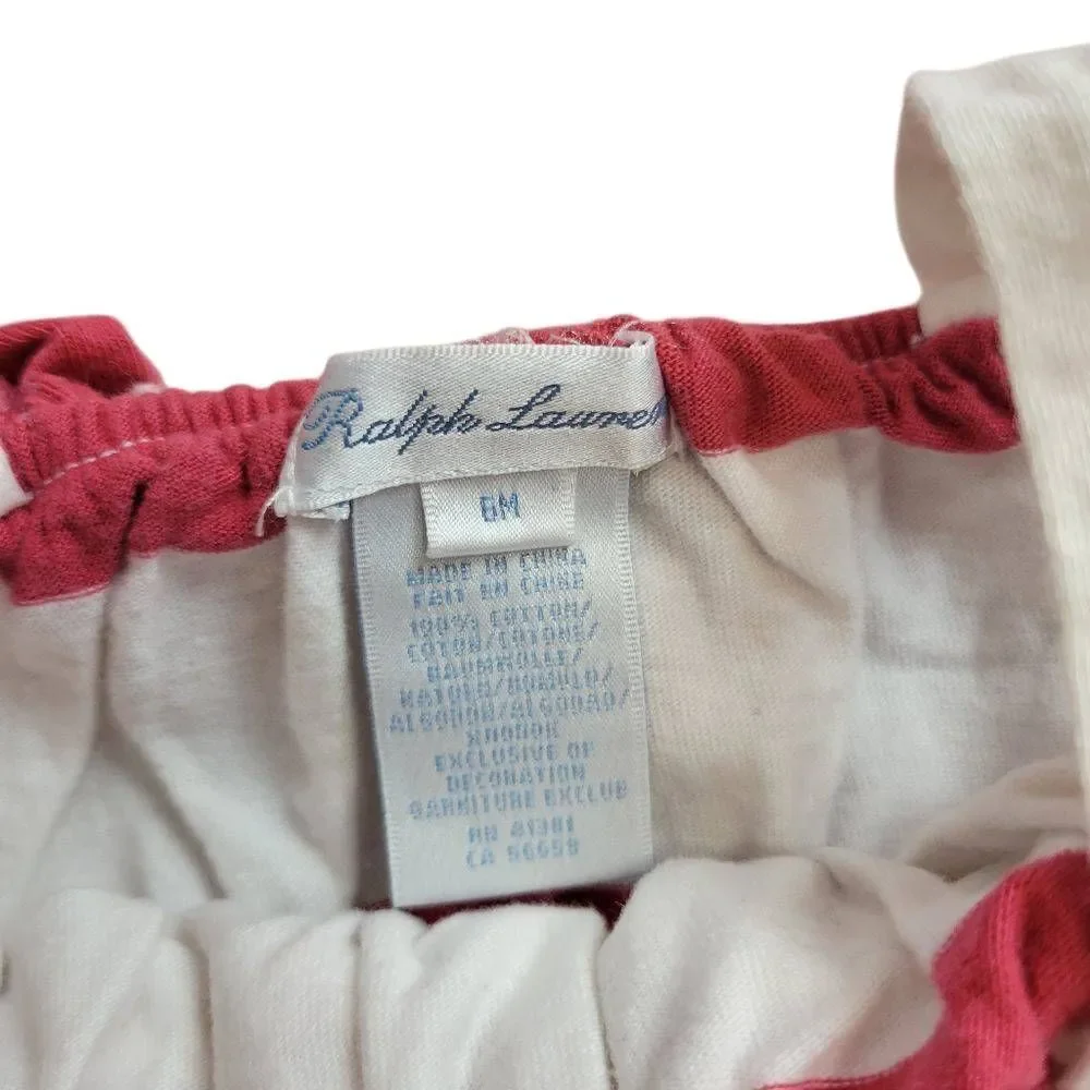 Ralph Lauren stripped romper 6mo